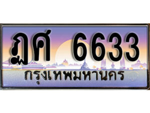 1.ทะเบียนรถ 6633 ทะเบียนสวย เลขประมูล - ฏศ 6633
