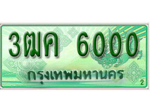 2.ทะเบียน 6000 รถกระบะ 2 ประตู (ตอนเดียว) เลขประมูล – 3ฒค 6000