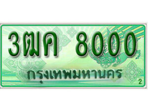 2.ทะเบียน 8000 รถกระบะ 2 ประตู (ตอนเดียว) เลขประมูล – 3ฒค 8000
