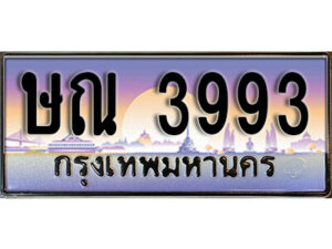 1.ทะเบียนรถ 3993 ทะเบียนสวย เลขประมูล - ษณ 3993